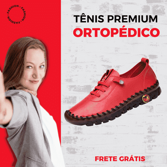 Tênis Ortopédico Premium - Brinde Exclusivo (ref:274)