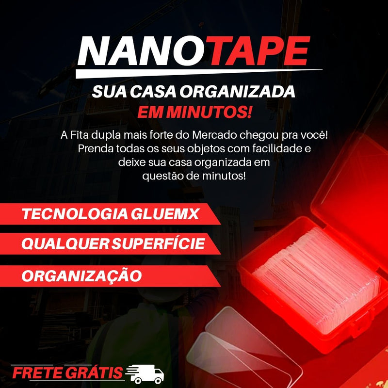 NanoTape - Fita Dupla Face para Decoração de Objetos