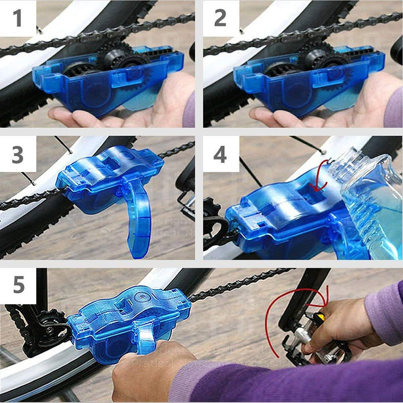 Limpador para Correntes de Bicicletas Inteligente  QuickClean-  Frete Grátis