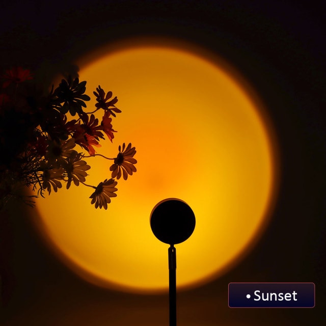 Luminária Sunset ™- USB -  Projeção por do sol