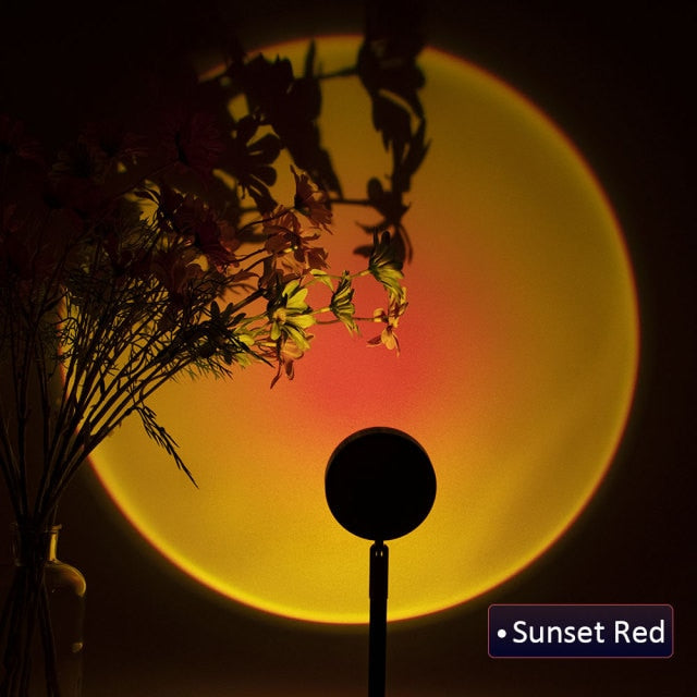 Luminária Sunset ™- USB -  Projeção por do sol