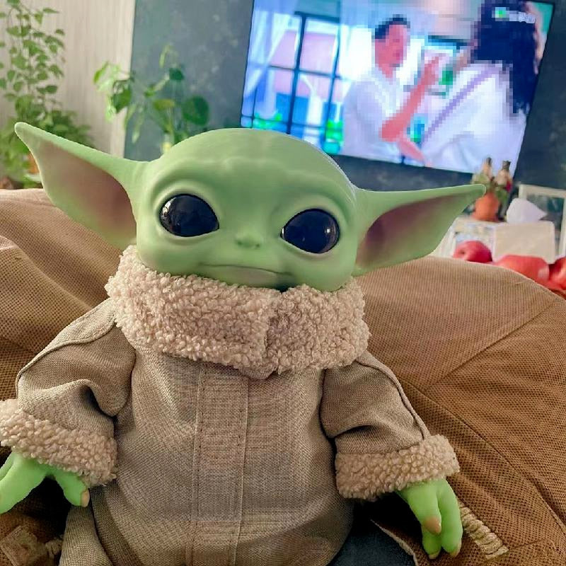 Pelúcia Realista - Baby Yoda / Star Wars - 28cm
